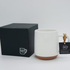 Chips 12 oz. Mug Solid Color White