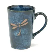 Dragonfly Navy Blue Mug