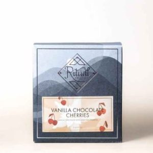 RITUAL VANILLA CHOCOLATE CHERRIES, 6OZ